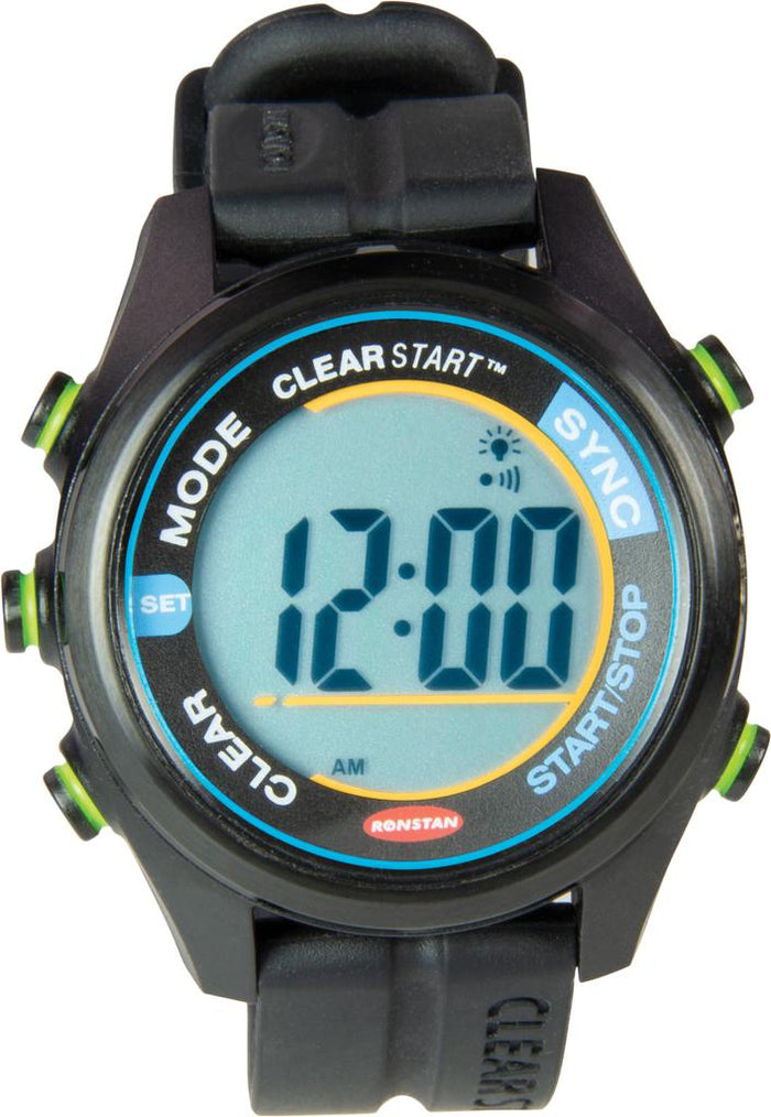 Ronstan ClearStart Sailing Watch, 40mm, Black RF4054A - Bosuns Boat