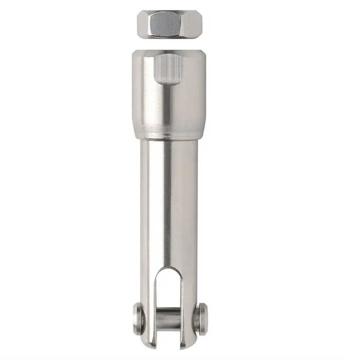 Ronstan Microloc Body Fork Mount 1/4 Thd, Anti-Tamper RF3200P04