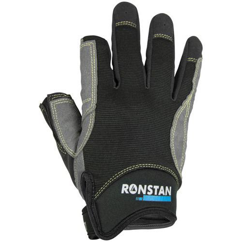 Ronstan Race Glove 3 Full Fingers Black (Pair) CL710 - Bosuns Boat