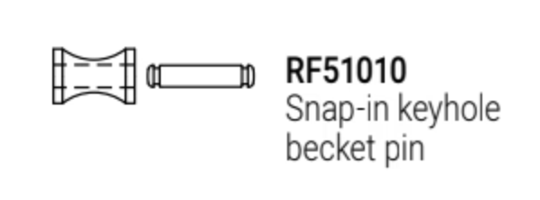 Ronstan S50 Replacement Becket & Pin RF51010