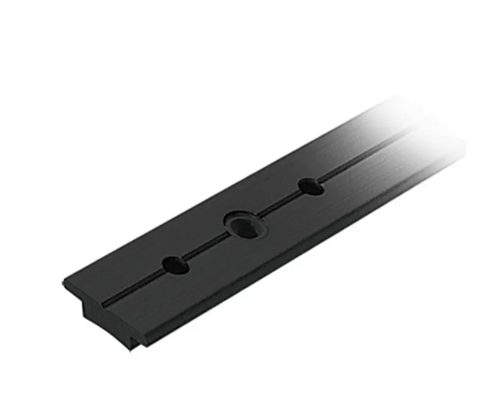 Ronstan Series 25, T-Track, Black, Racing Stop Holes, 0.5m RC7251-0.5A - Bosuns Boat