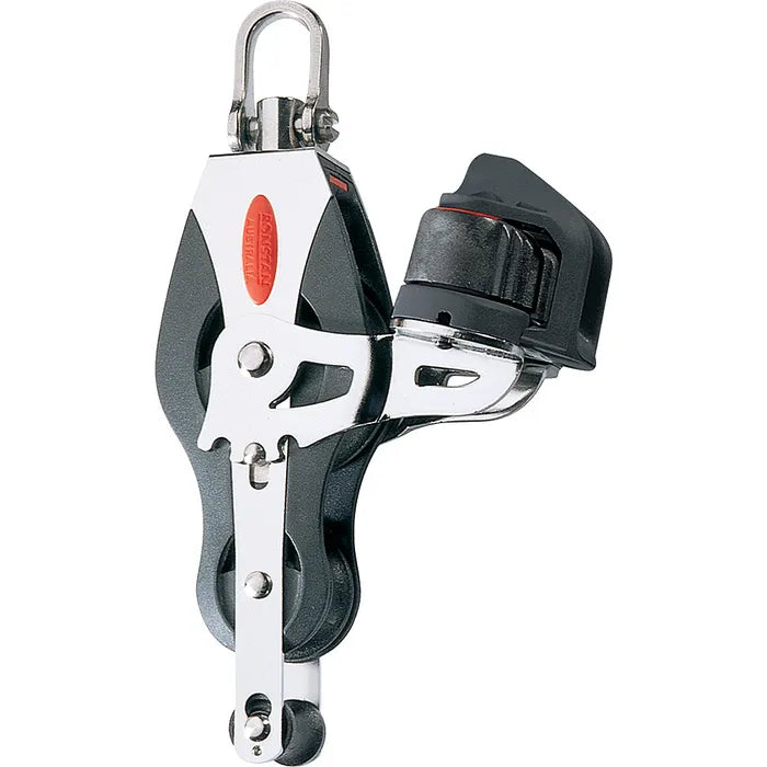Ronstan Series 40 Ball Bearing Block, Fiddle with Becket and Cam Cleat RF40530