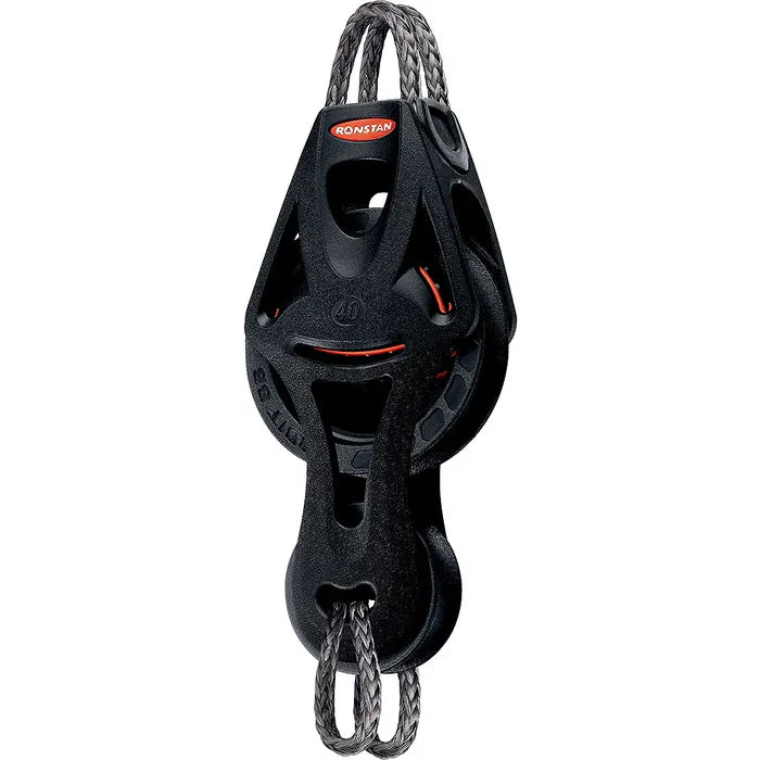 Ronstan Series 40 Ball Bearing Orbit Block™, Fiddle with Becket and Dyneema® Link Head RF45511 - Bosuns Boat
