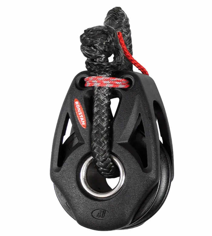Ronstan Series 40 Ball Bearing Orbit Block™, Lashing Snatch Block RF48109 - Bosuns Boat