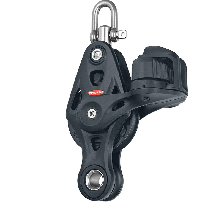 Ronstan Series 60 Core Block™, Fiddle with Cleat RF64520 - Bosuns Boat