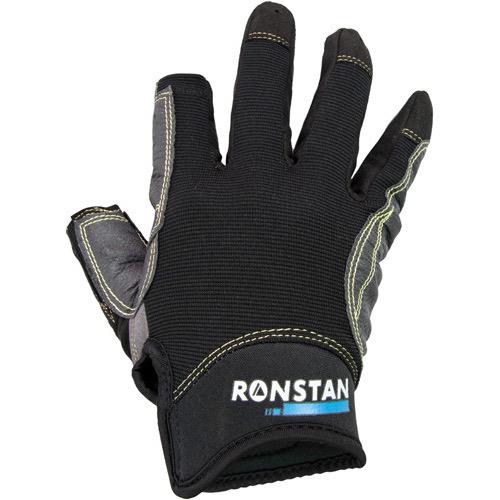 Ronstan Sticky Race Glove 3 Full Fingers Black CL740 - Bosuns Boat