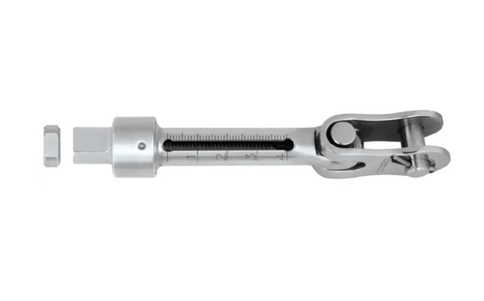 Ronstan Turnbuckle Body, Calibrated, Lock Nut, 1/4" RF1481-04