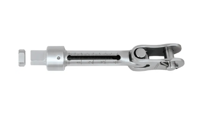 Ronstan Turnbuckle Body, Calibrated, Lock Nut, 3/8" RF1481-06