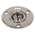 Round Flush Pull Ring - Chrome - bosunsboat