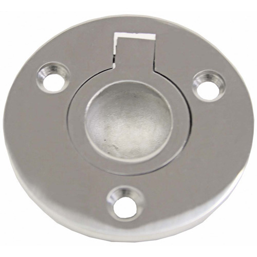 Round Flush Pull Ring - Stainless - bosunsboat