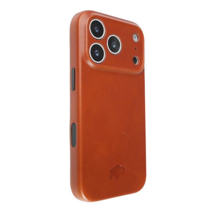 Ryker Leather MagSafe Case - iPhone 18 Pro, Burnished Tan - BlackBrook Case