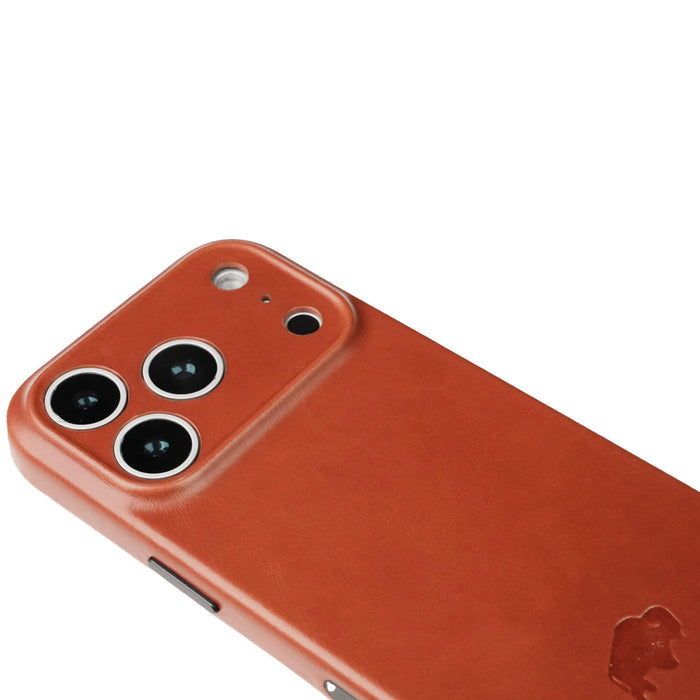 Ryker Leather MagSafe Case - iPhone 18 Pro, Burnished Tan - BlackBrook Case