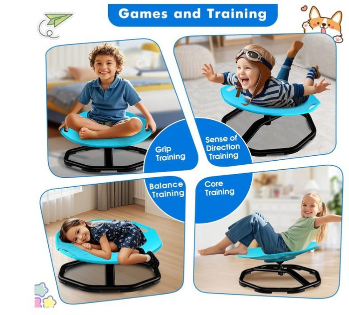 Sensory Swing Chair Kids Autism Spinning Seat Indoor Therapy Gift-273