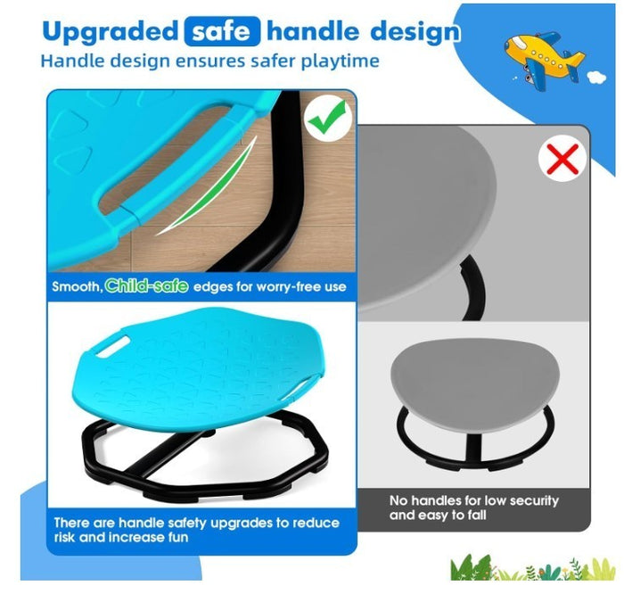 Sensory Swing Chair Kids Autism Spinning Seat Indoor Therapy Gift-273