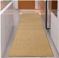 Sisal Runner Rug 300x80cm Non Slip Woven Carpet Kitchen Hall Brown-257
