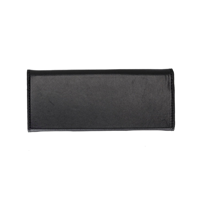 Smart Leather Glasses Case, Rustic Black - BlackBrook Case