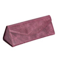 Smart Leather Glasses Case, Scarlet Red - BlackBrook Case