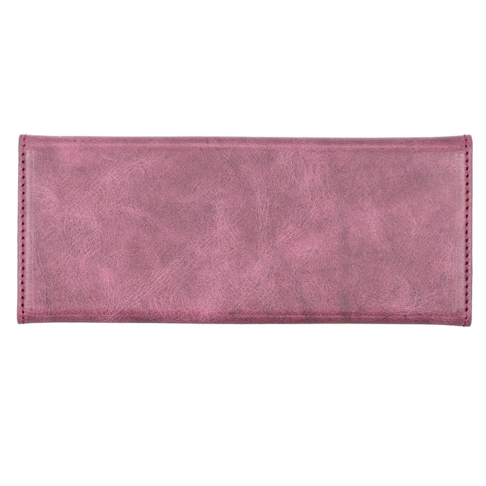 Smart Leather Glasses Case, Scarlet Red - BlackBrook Case