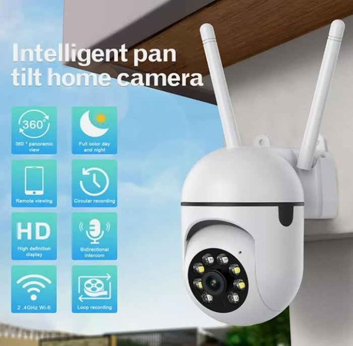 Smart WiFi CCTV Camera 1080P 360° Motion Tracking Two-Way Audio