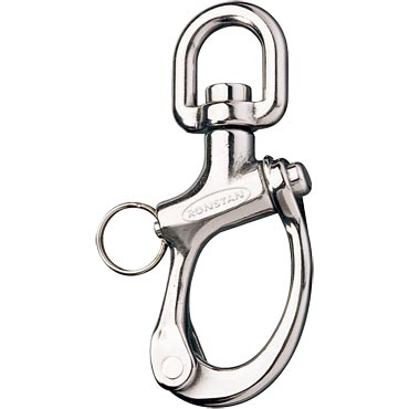 Snap Shackle Ronstan 110mm Swivel Ball RF6310 - bosunsboat