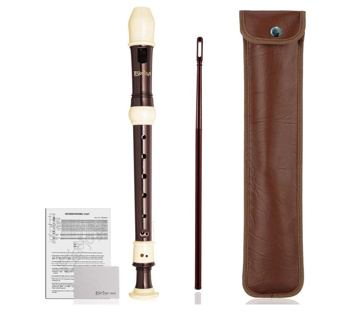 Soprano Recorder German Style C Key ABS 8 Hole KidsFlute Detachable Recorder-182