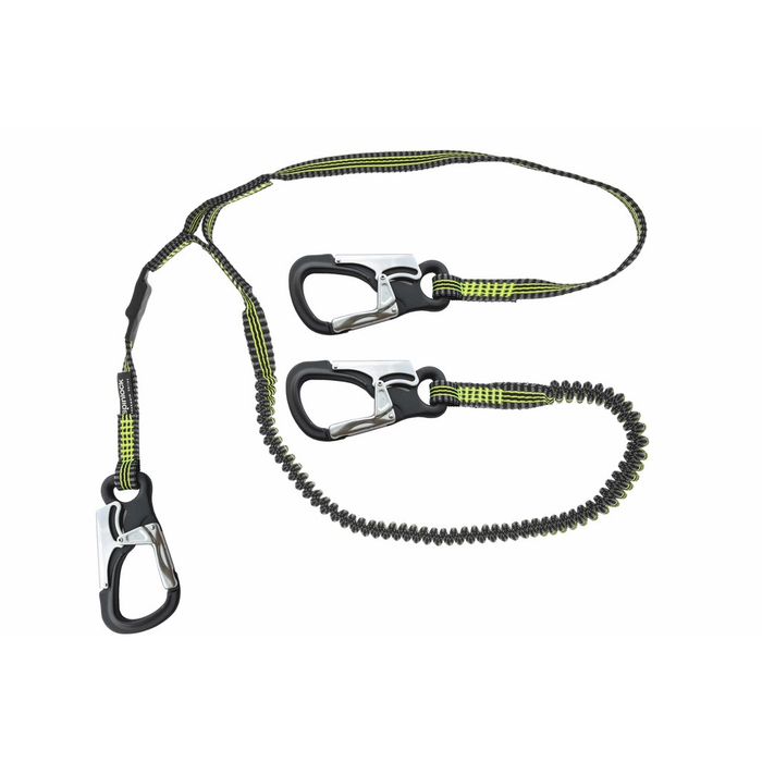 SPINLOCK 3 CLIP ELASTICATED PERFORMANCE SAFETY LINE 2 Meter Tether - Bosuns Boat