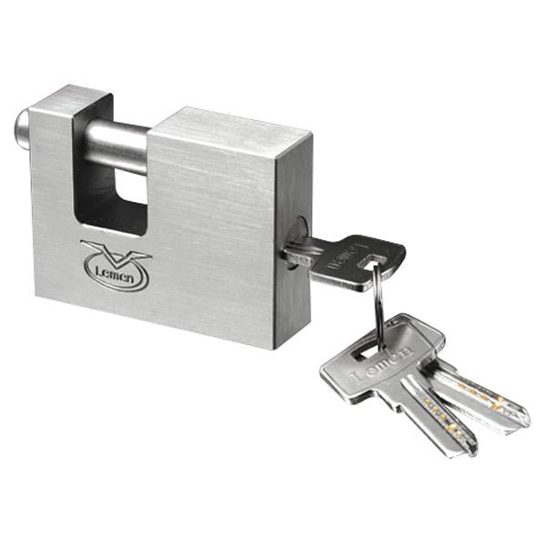 Stainless Steel Armoured Brass Padlock - 63mm