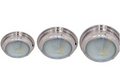 Stainless Steel Dome Lights - LED (Medium) - bosunsboat