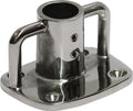 Stainless Steel Heavy Duty Stanchion Base - 90 x 72mm - Bosuns Boat