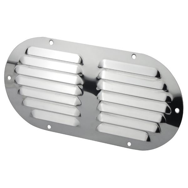 Stainless Steel Oval 14 Louvre Vent