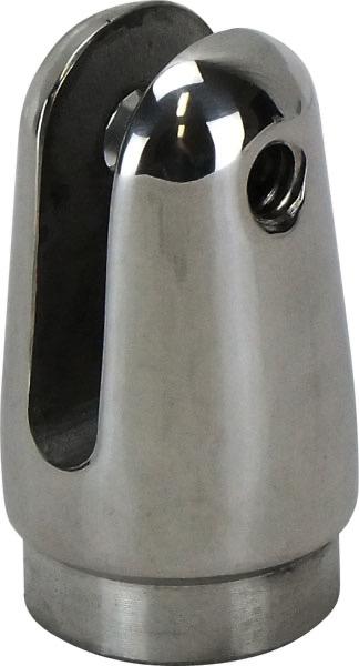Stainless Steel Rail End Fork - Bosuns Boat