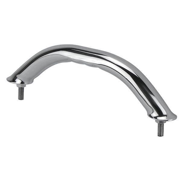 Stainless Steel Ribbed Grip Hand Rail w/ Studs