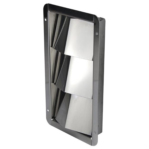 Stainless Steel Slotted Rectangular Louvre Vent