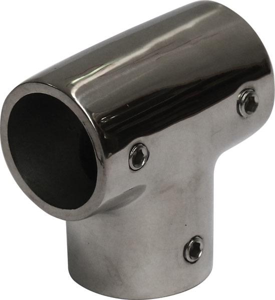 Stainless Steel Tube T Joiner 90 Degree - Suits 25mm Tube Dia.