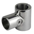 Stainless Steel Tube T Joiner Opening 90 Degree - Suits 25mm Tube Dia.