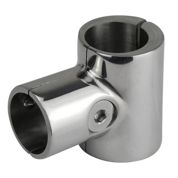 Stainless Steel Tube T Joiner Opening 90 Degree - Suits 25mm Tube Dia.