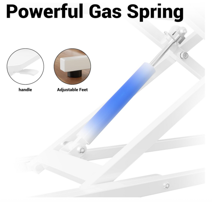 Standing Desk Converter Sit Stand Desk Riser Adjustable Height Dual Monitor- 61