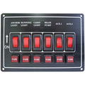 Switch Panel -Hor.Black 6 - Bosuns Boat