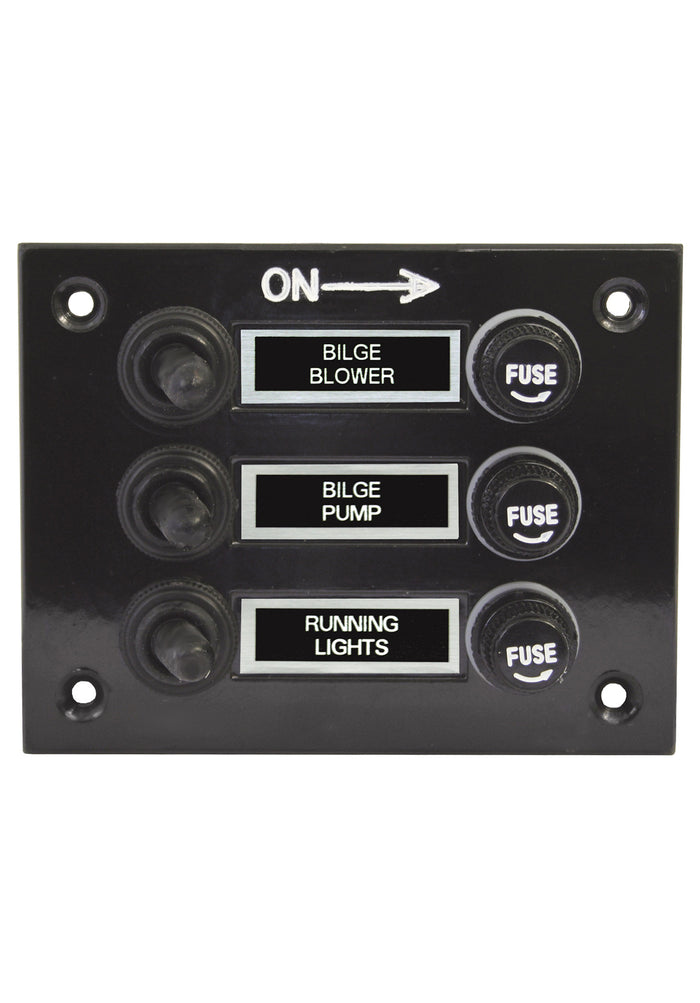 SWITCH PANELS - WITH SPLASHPROOF BOOTS - bosunsboat