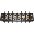 Terminal Block - Bakelite and Nickel - 6 Gang
