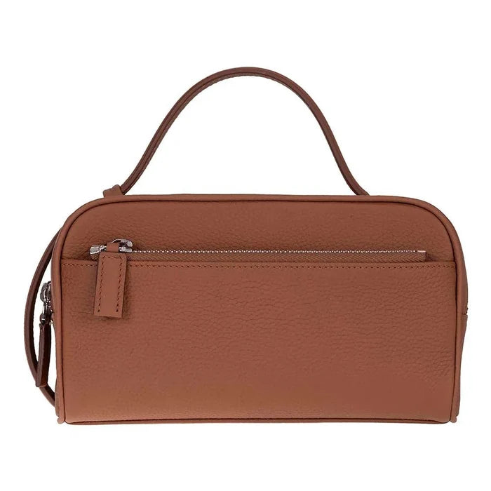 Trevor Leather Dopp Kit, Tan - BlackBrook Case