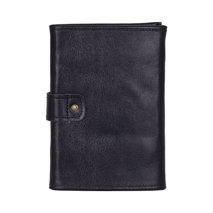 Triple Watch Band Leather Organizer, Black - BlackBrook Case