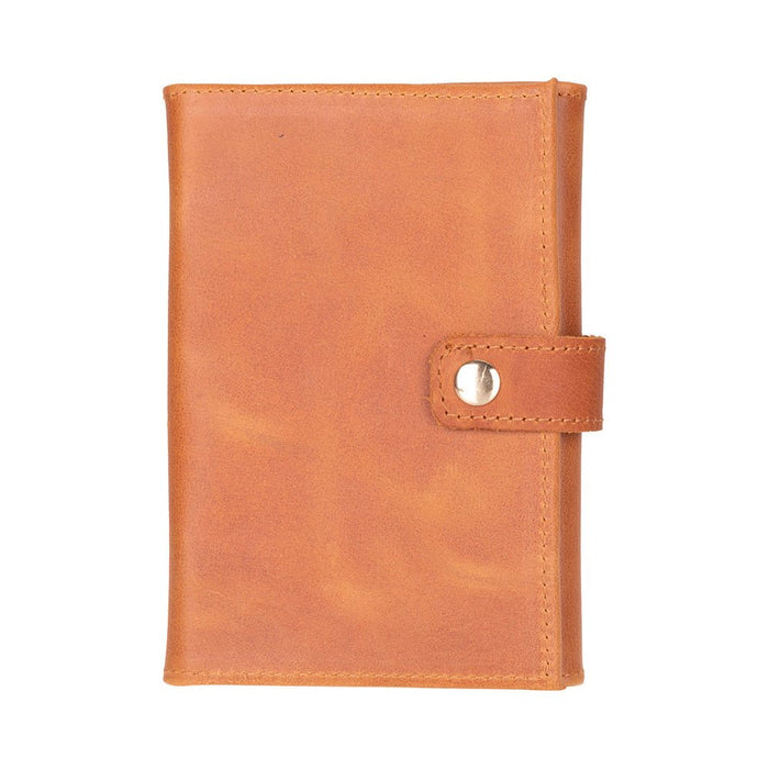 Triple Watch Band Leather Organizer, Golden Brown - BlackBrook Case