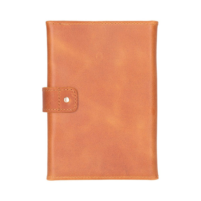 Triple Watch Band Leather Organizer, Golden Brown - BlackBrook Case