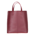 Valley Leather Tote Bag, Bordeaux - BlackBrook Case