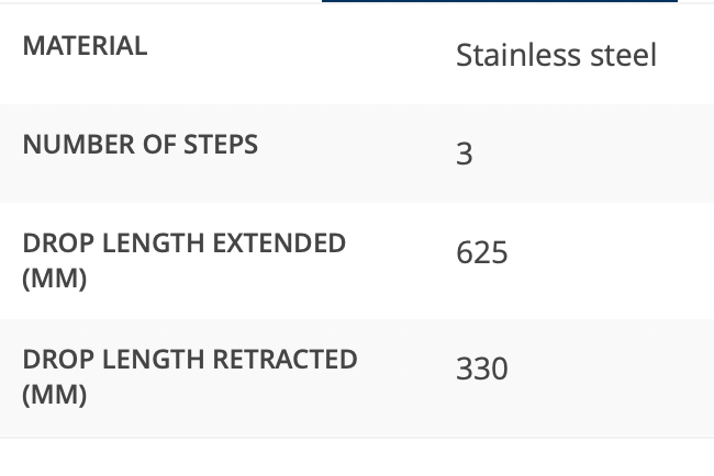 VETUS SWIM LADDER (3 STEPS)