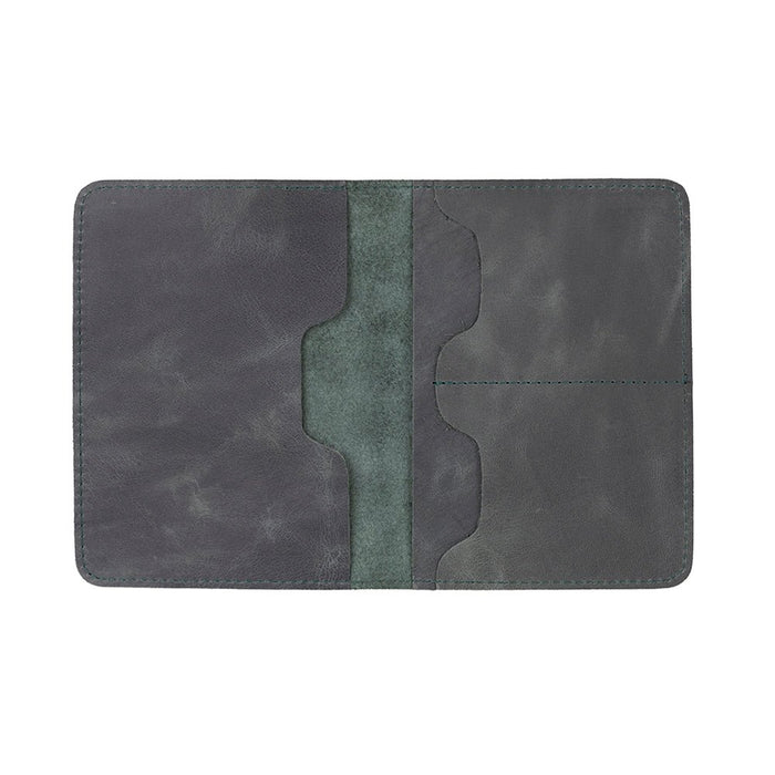 Viaggio Genuine Leather Passport Holder, Pickle - BlackBrook Case