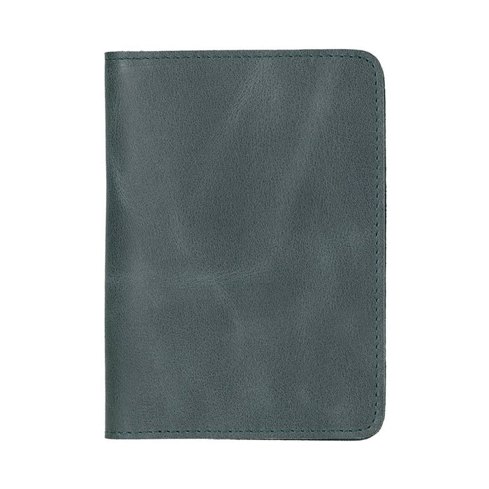 Viaggio Genuine Leather Passport Holder, Pickle - BlackBrook Case