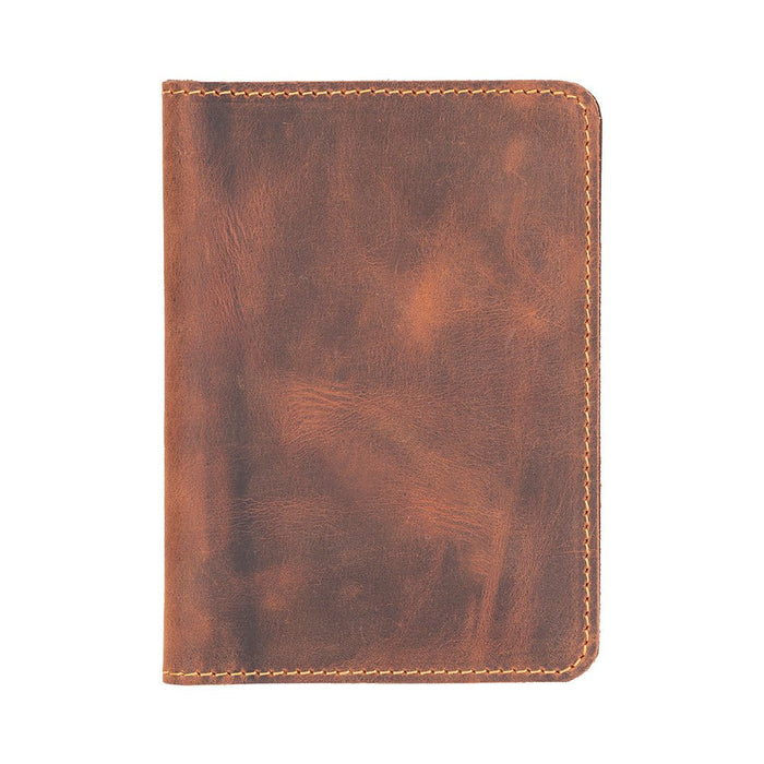 Viaggio Genuine Leather Passport Holder, Sunkissed - BlackBrook Case