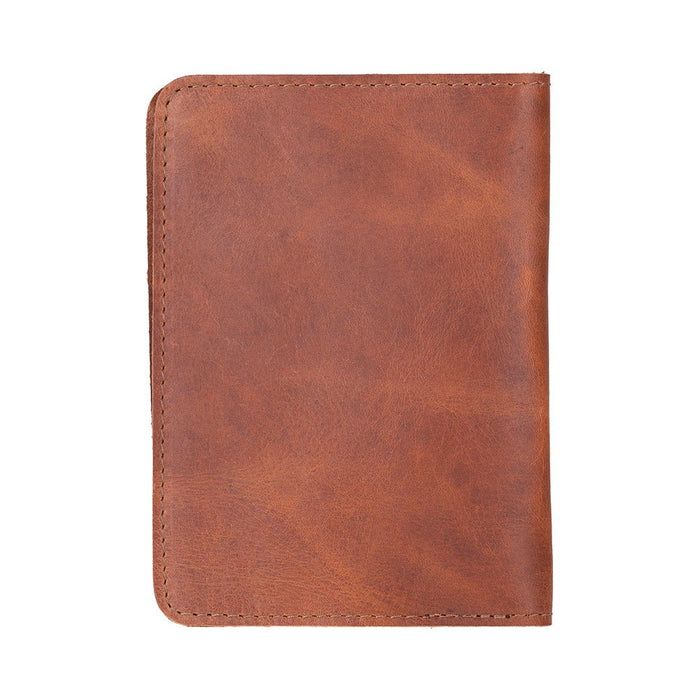 Viaggio Genuine Leather Passport Holder, Sunkissed - BlackBrook Case
